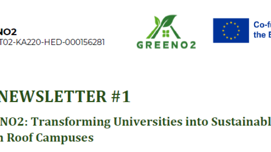 GREENO2 | 1st Newsletter